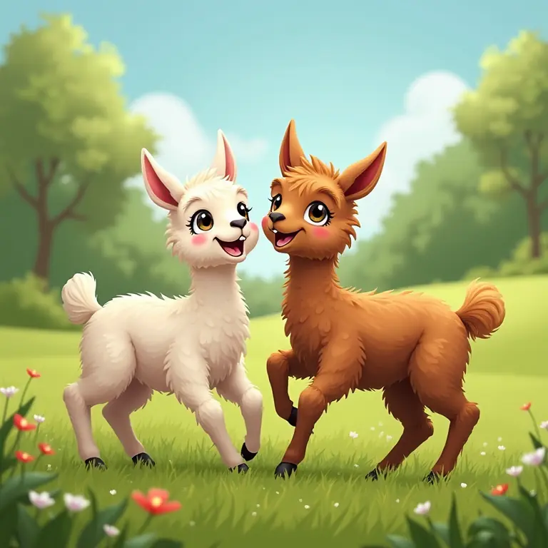 lama cuccioli gioco