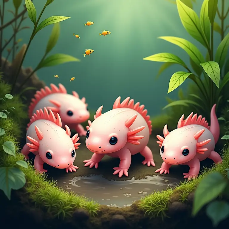 allevamento axolotl
