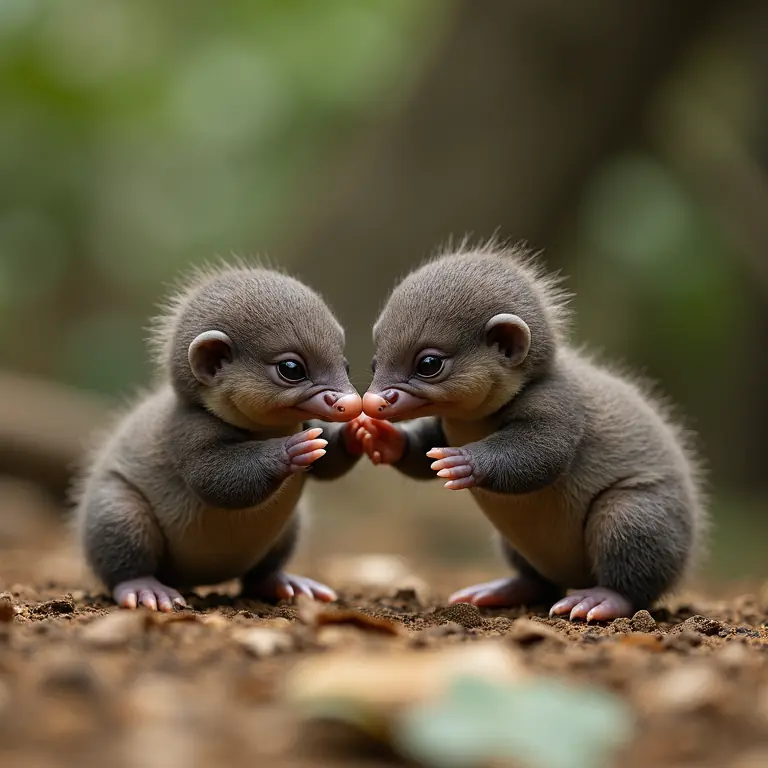 ornitorinco cuccioli