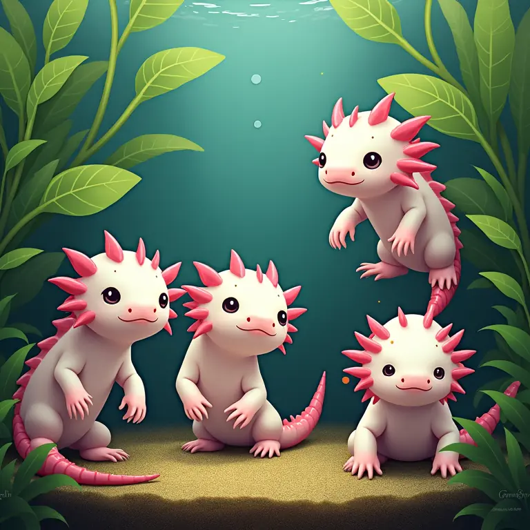 allevamento axolotl