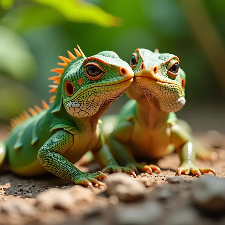 iguana neonati